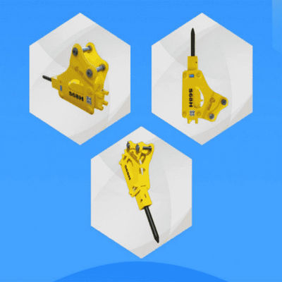 SYB40 excavatrice Spare Parts Hydraulic écrasant le marteau pour SY55/60