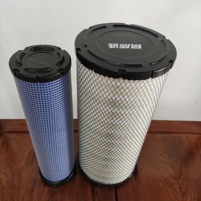 Ensemble de filtre à air d'excavatrice sur roues SW155 60222812/60222811
