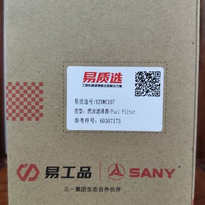 60307173 filtre à carburant Sany SY115/SY125/SY135/SY155/SY200/SY205/SY215/SY215C10/SY245/SY265 appliquer à 4JJ1/4HK1/4M50/D06FR