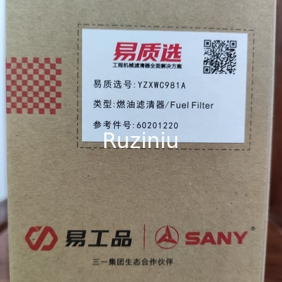 Filtre à carburant économique YGP (OEM) pour 60201220 SANY SY55/SY60/SY85/SY95/SY215/SY305/SY485/SY500 Applicable aux 4JG1/4JJ1/4BG1/6HK1/6WG1