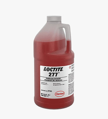 Loctite 277 Threadlocker de 50ml 250ml 1000ml fermant à clef l'agent High Strength